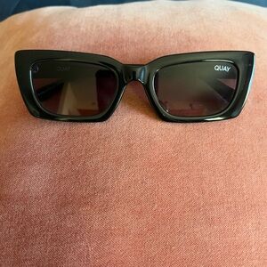 Quay Australia Sleek Black Sunglasses